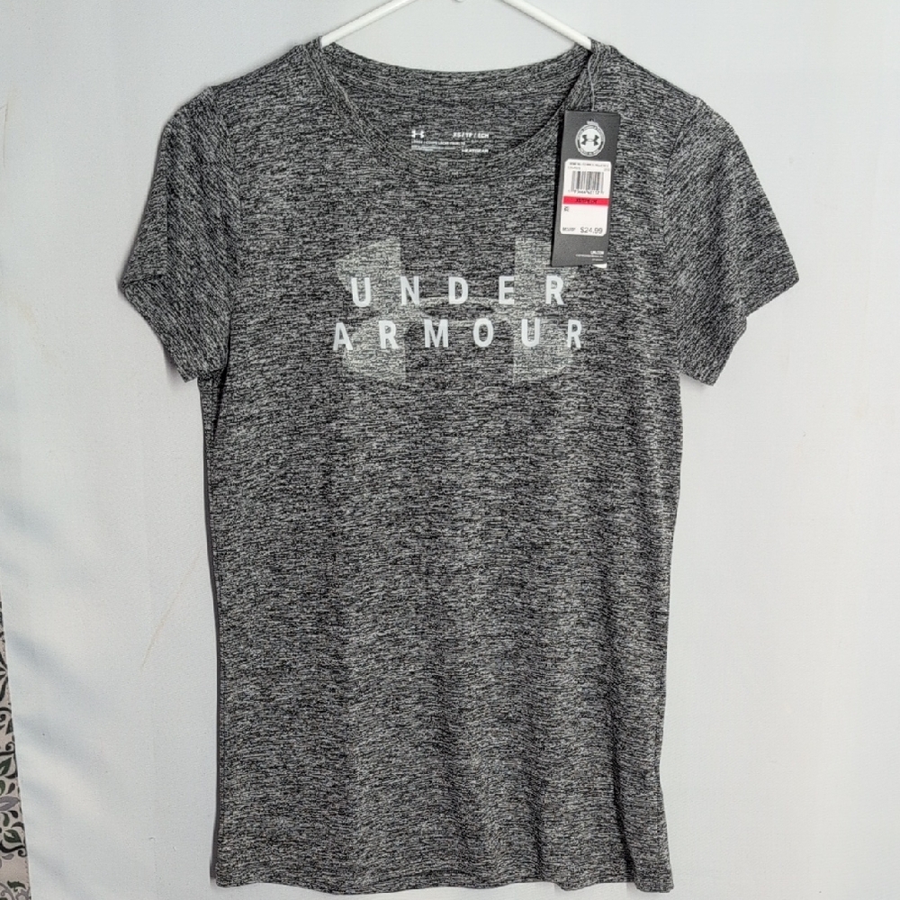 Under Armour Women's Black Heather Tee